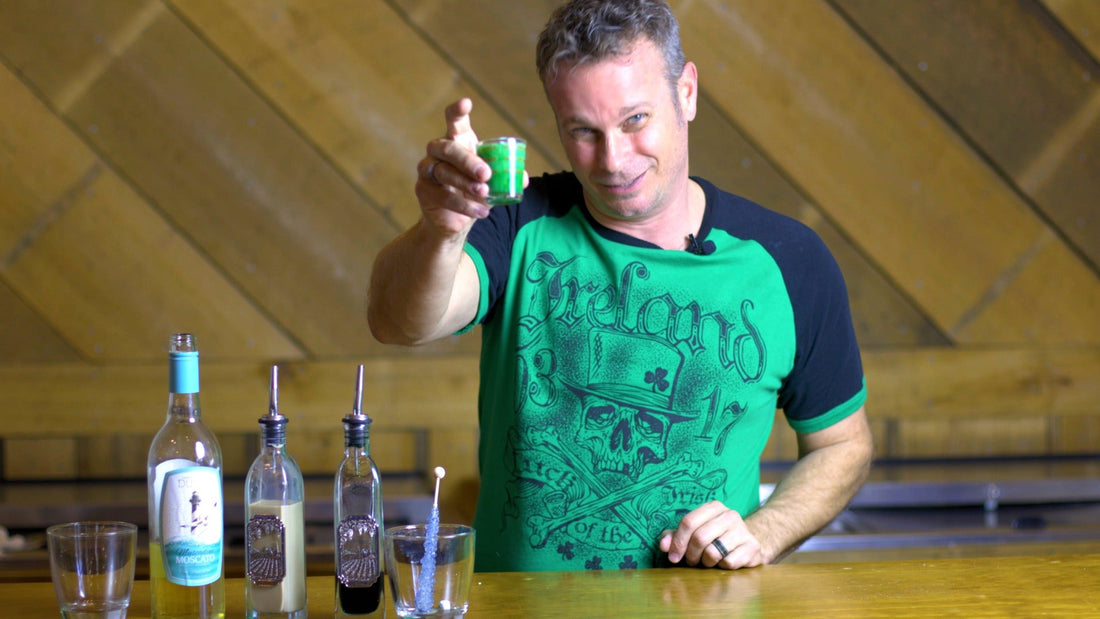 This St. Patrick's Day shot works for cocktails or desserts