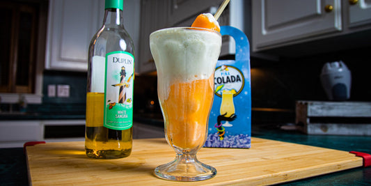 Creamsicles inspired this wine slushie