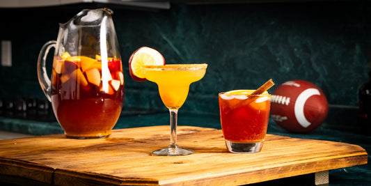 Battle of the Fall Pitcher Drinks: Apple Cider Sangria vs. Apple Cider Margarita