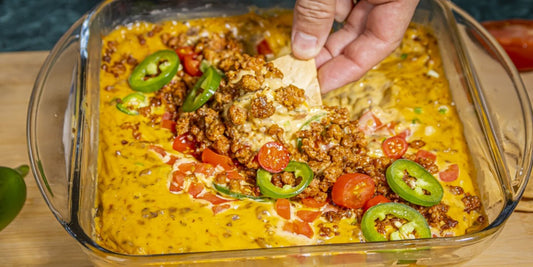 Country Sausage Queso is the snack your NCAA basketball championship party needs