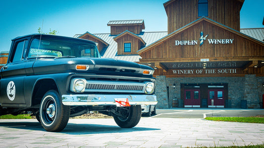 This old truck attracts  thousands of people to Duplin Winery-Panama City Beach