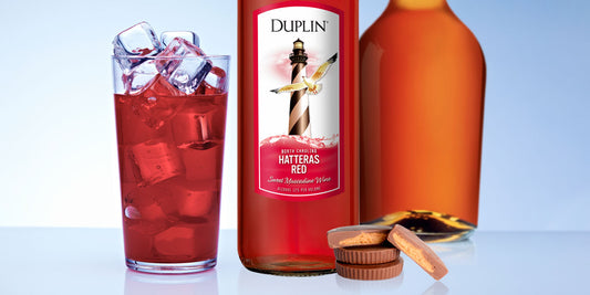 When peanut butter whiskey met Hatteras Red wine. Swoon!