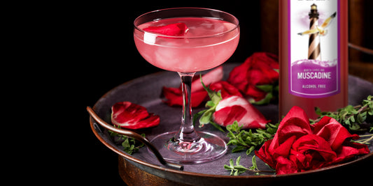 This Honey Muscadine Martini is the best at-home date night cocktail