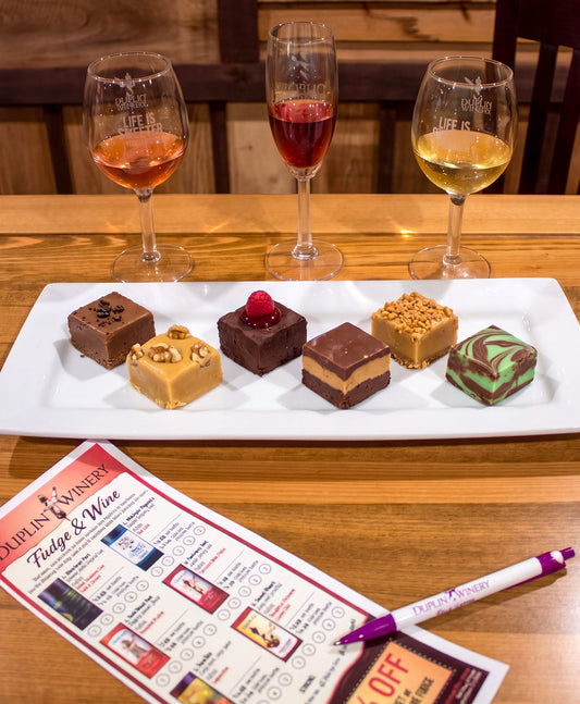 NMB Fudge & Wine Pairing