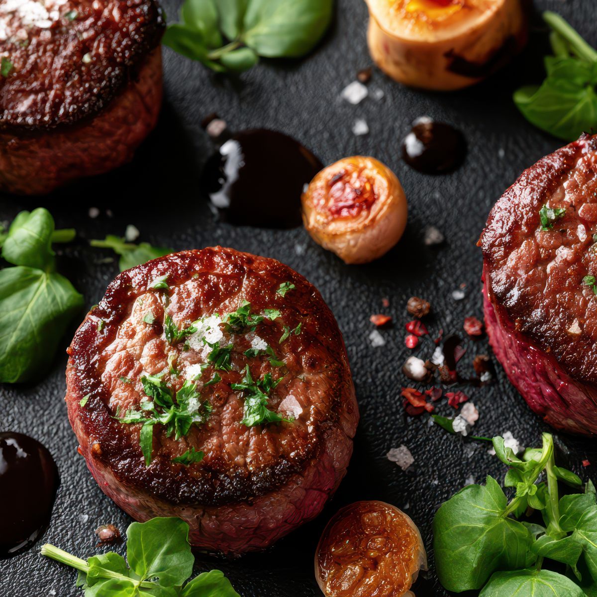 Tenderloin Steaks with Muscadine Pepper Jelly Sauce