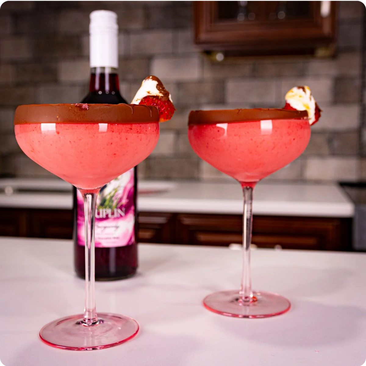 Chocolate-Covered Strawberry Cocktail