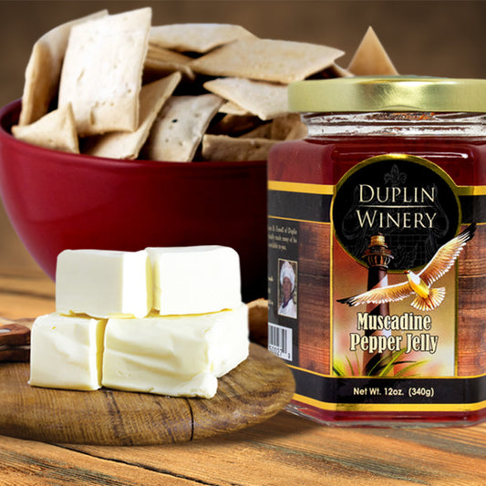 Muscadine Pepper Jelly Cream Cheese Spread
