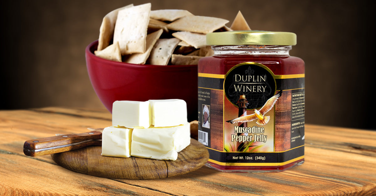 Muscadine Pepper Jelly Cream Cheese Spread
