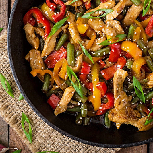Roasted Pineapple & Habanero Stir-Fry