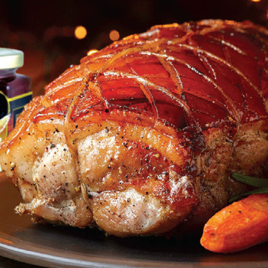Roasted Pork Loin with Muscadine Pepper Jelly Glaze