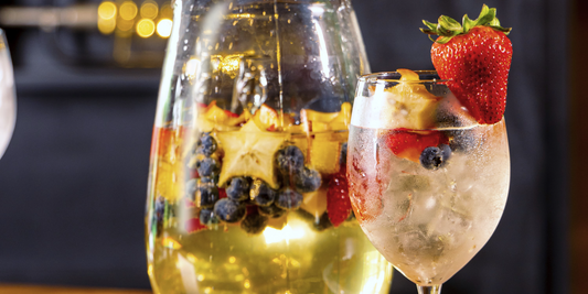 Star Spangled Sangria is the one of the best 4th of July drinks.